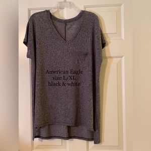 *Part of the Pick 5 for $25*  American Eagle L/XL “Soft & Sexy” black & white
